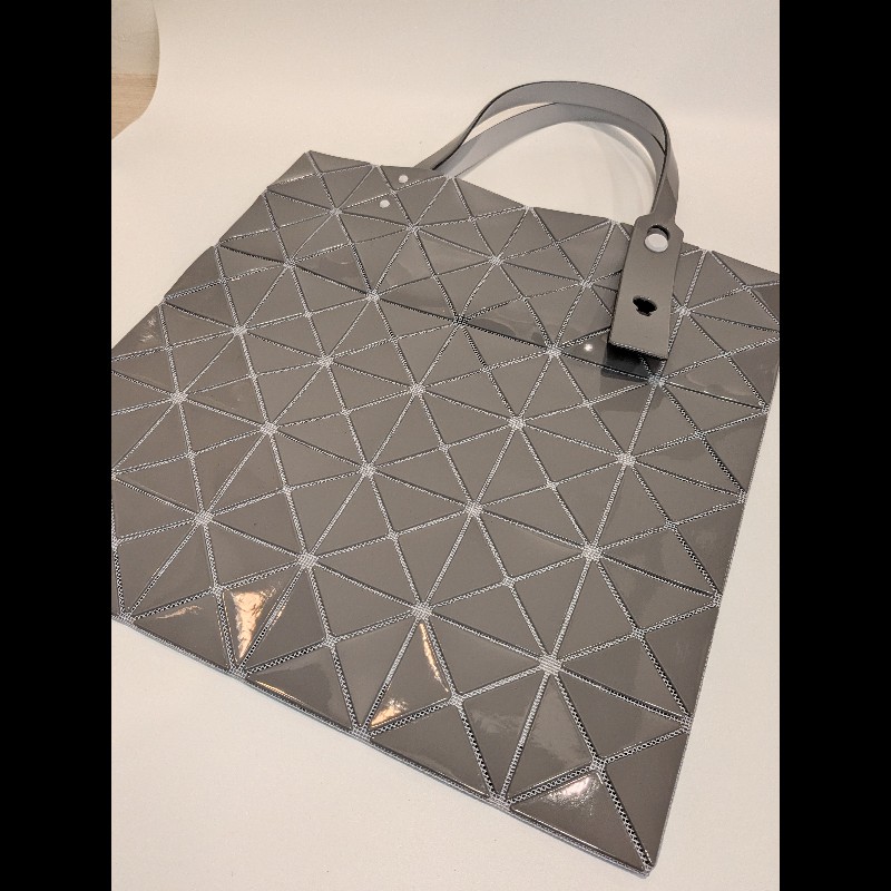 「少用閒置品」Isset miyake三宅一生BaoBao六格灰色手提包 二手高標97新-8