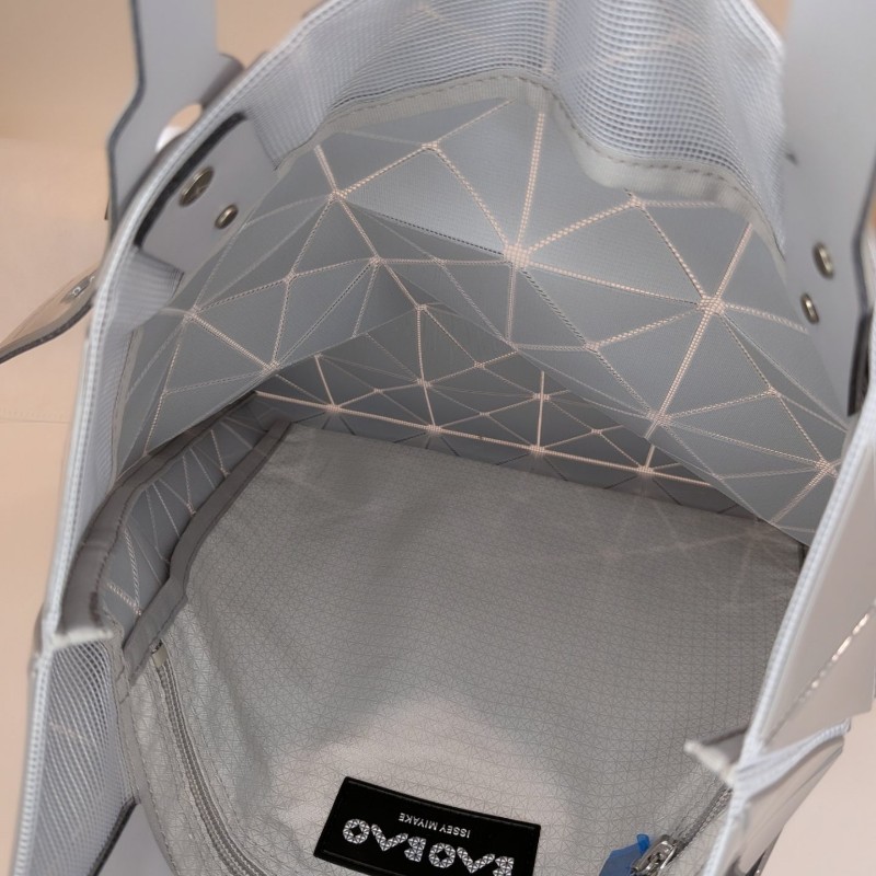 「少用閒置品」Isset miyake三宅一生BaoBao六格灰色手提包 二手高標97新-14