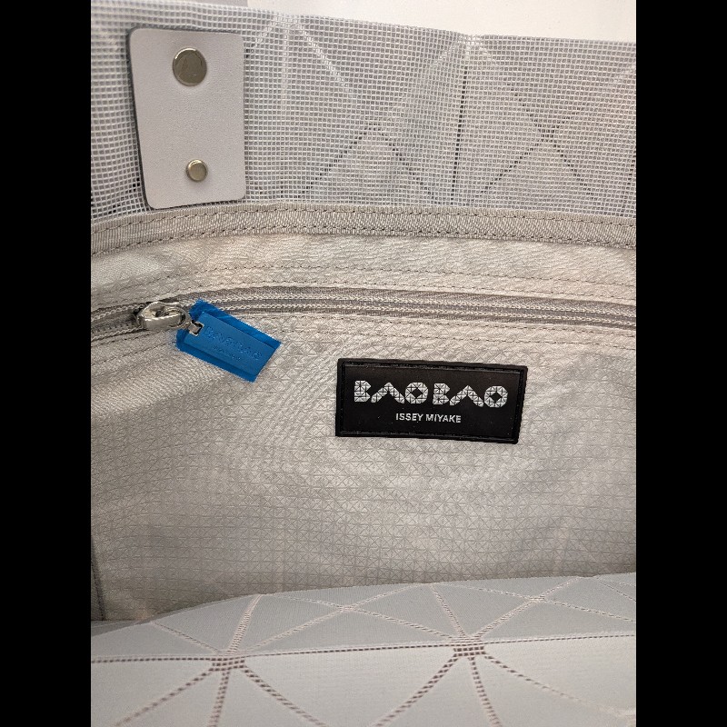 「少用閒置品」Isset miyake三宅一生BaoBao六格灰色手提包 二手高標97新-19