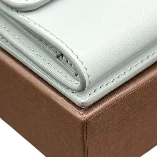 🌷Celine 凱旋門經典兩用短夾baby藍|經典花紋✦fufu style 精品✦ 氣質款|-11