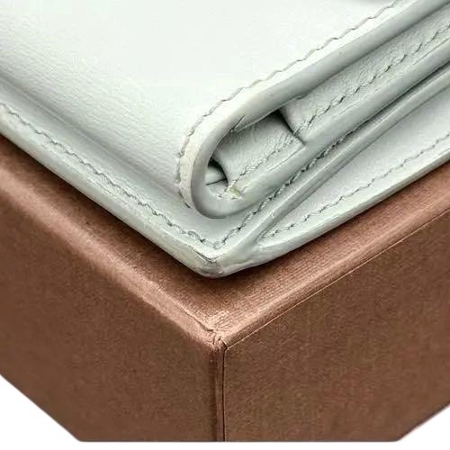 🌷Celine 凱旋門經典兩用短夾baby藍|經典花紋✦fufu style 精品✦ 氣質款|-12