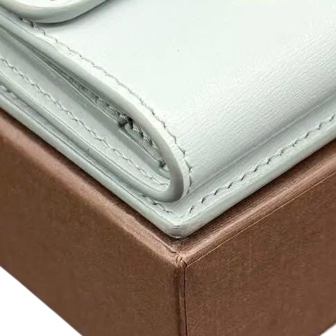 🌷Celine 凱旋門經典兩用短夾baby藍|經典花紋✦fufu style 精品✦ 氣質款|-14