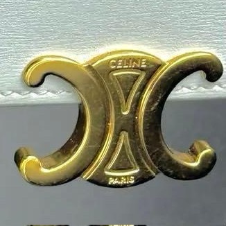 🌷Celine 凱旋門經典兩用短夾baby藍|經典花紋✦fufu style 精品✦ 氣質款|-16