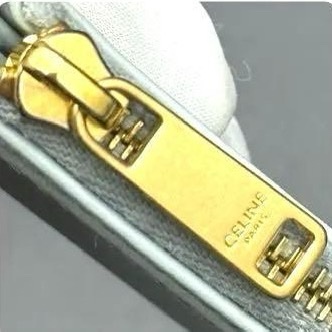 🌷Celine 凱旋門經典兩用短夾baby藍|經典花紋✦fufu style 精品✦ 氣質款|-19