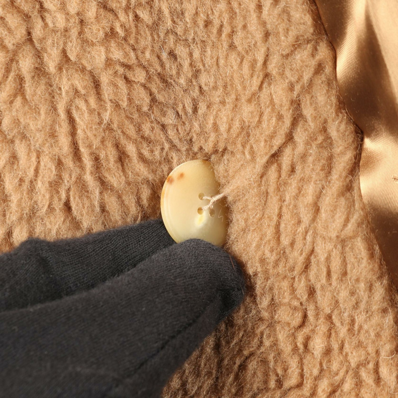 MAX MARA TEDDY 泰迪熊 其他外套 羊毛 棕色 二手 女款-6