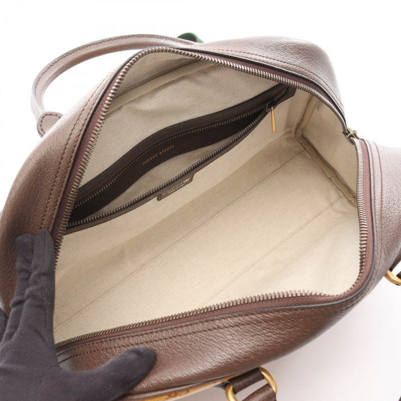 GUCCI x Adidas 中型兩用肩背旅行包 702400 帆布皮革二手-2