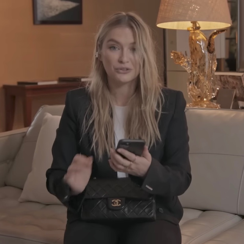 CHANEL CF25 香奈兒25cm 黑金羊皮 vintage-4