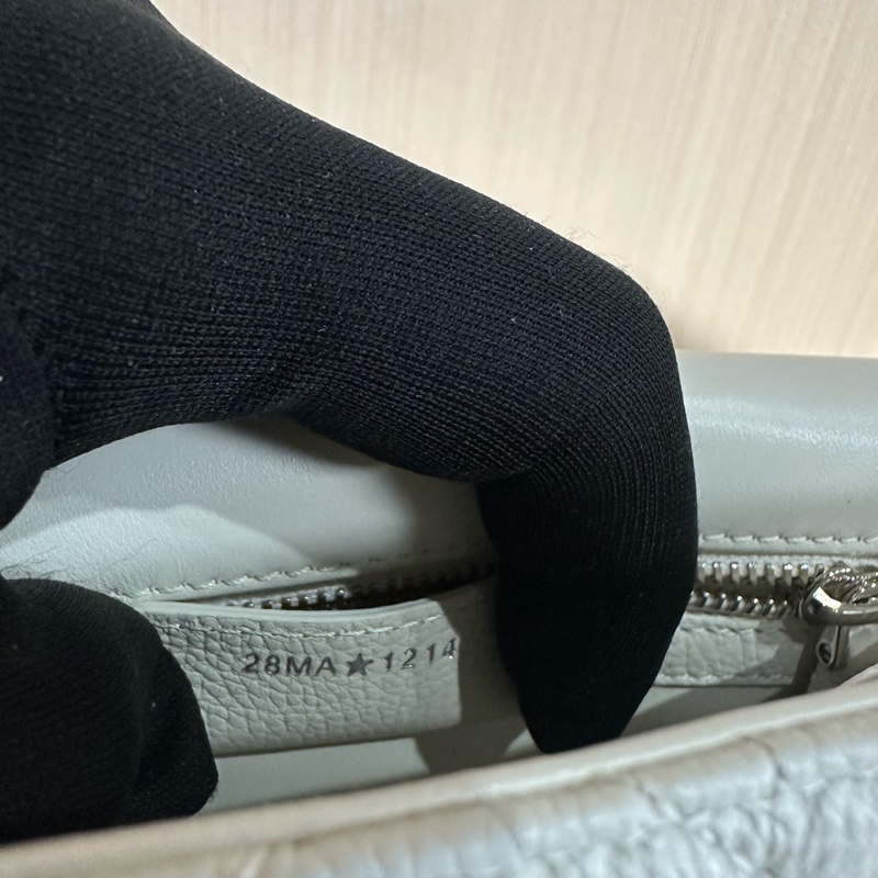 DIOR迪奧 Caro 藤格紋小牛皮 斜挎單肩包 白色-7