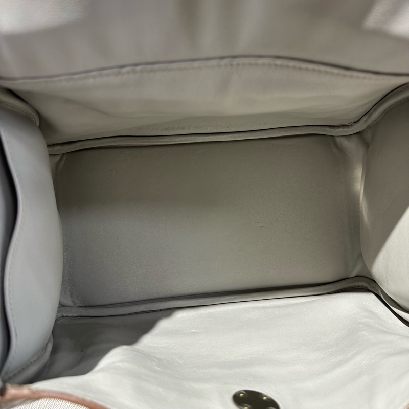 HERMES愛馬仕 Lindy 30 銀扣  冰川白鰐魚皮-7