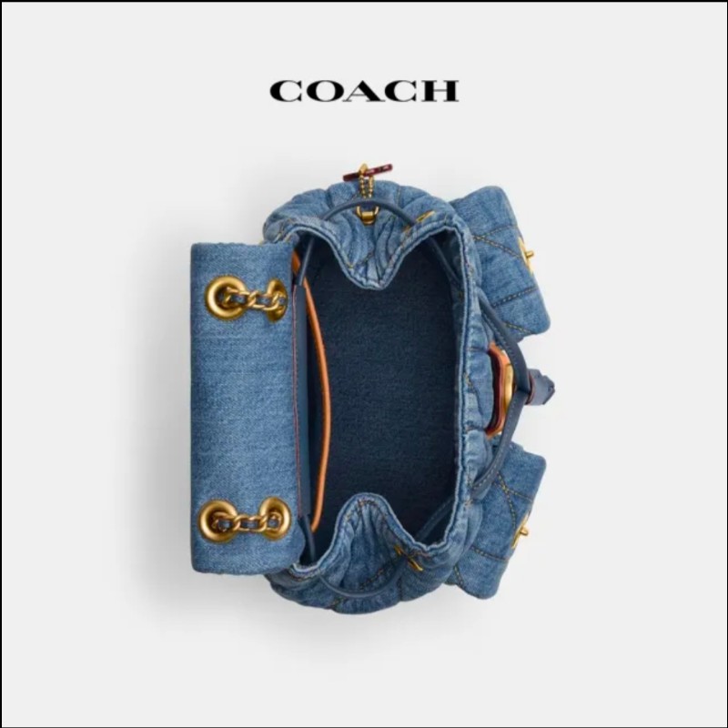 #Coach TABBY 絎縫設計後背包-8