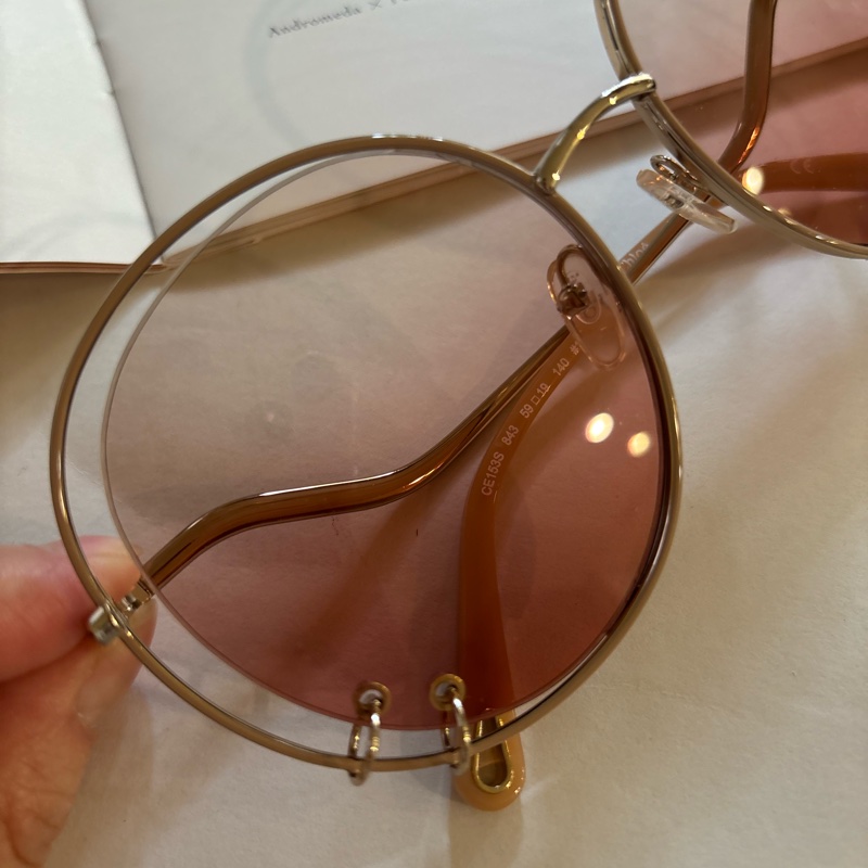 Chloe粉色太陽眼鏡-3