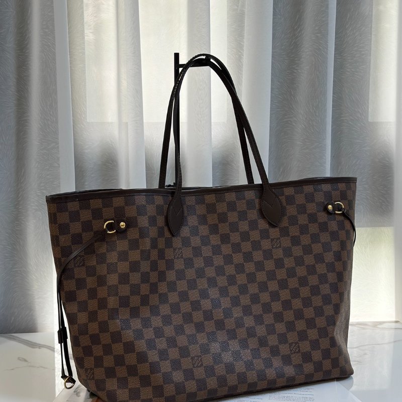 LOUIS VUITTON 經典Neverfull托特包 - GM棋盤格-2