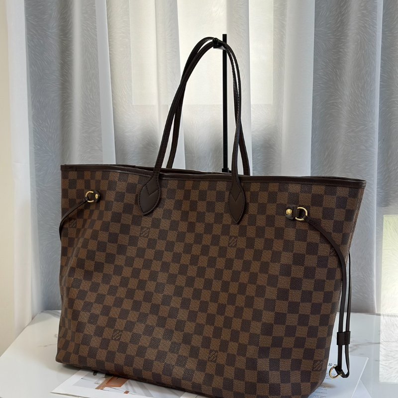 LOUIS VUITTON 經典Neverfull托特包 - GM棋盤格-3