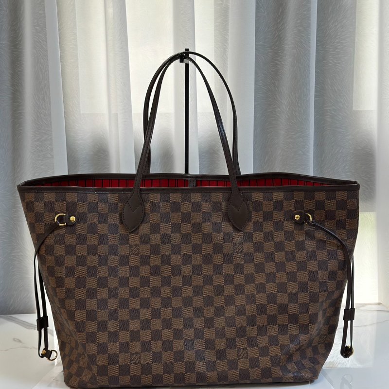 LOUIS VUITTON 經典Neverfull托特包 - GM棋盤格-4