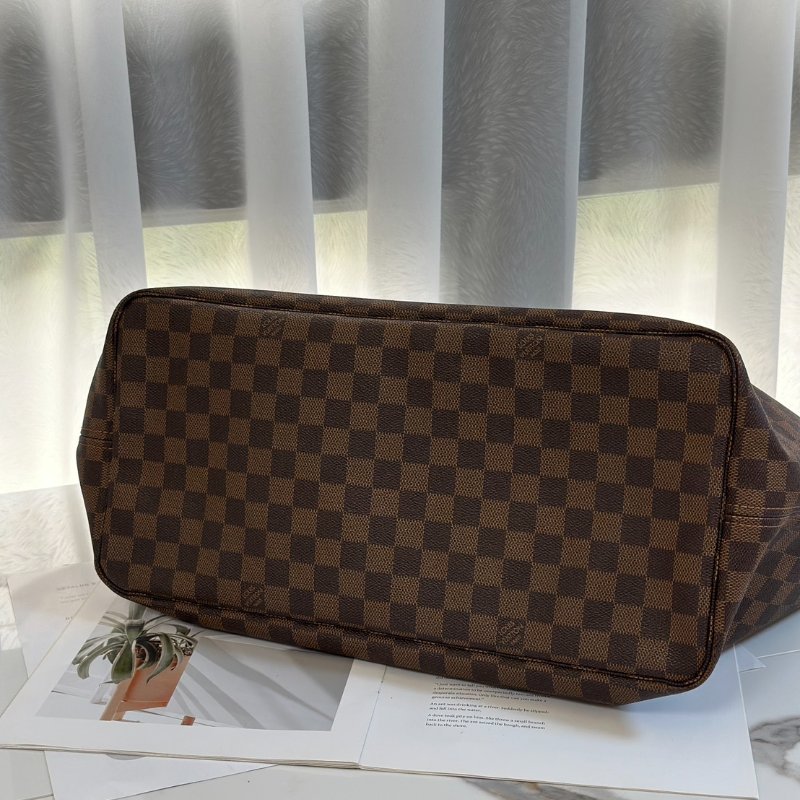 LOUIS VUITTON 經典Neverfull托特包 - GM棋盤格-5