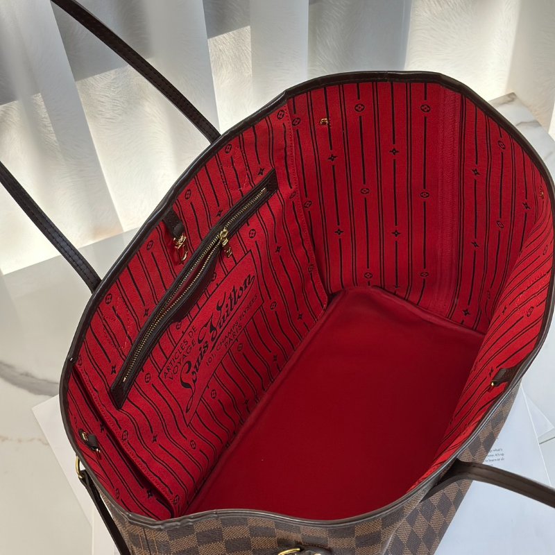 LOUIS VUITTON 經典Neverfull托特包 - GM棋盤格-6