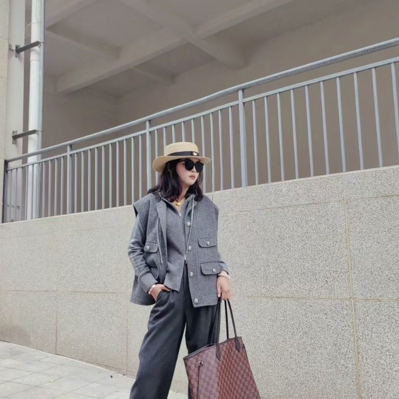 LOUIS VUITTON 經典Neverfull托特包 - GM棋盤格-9