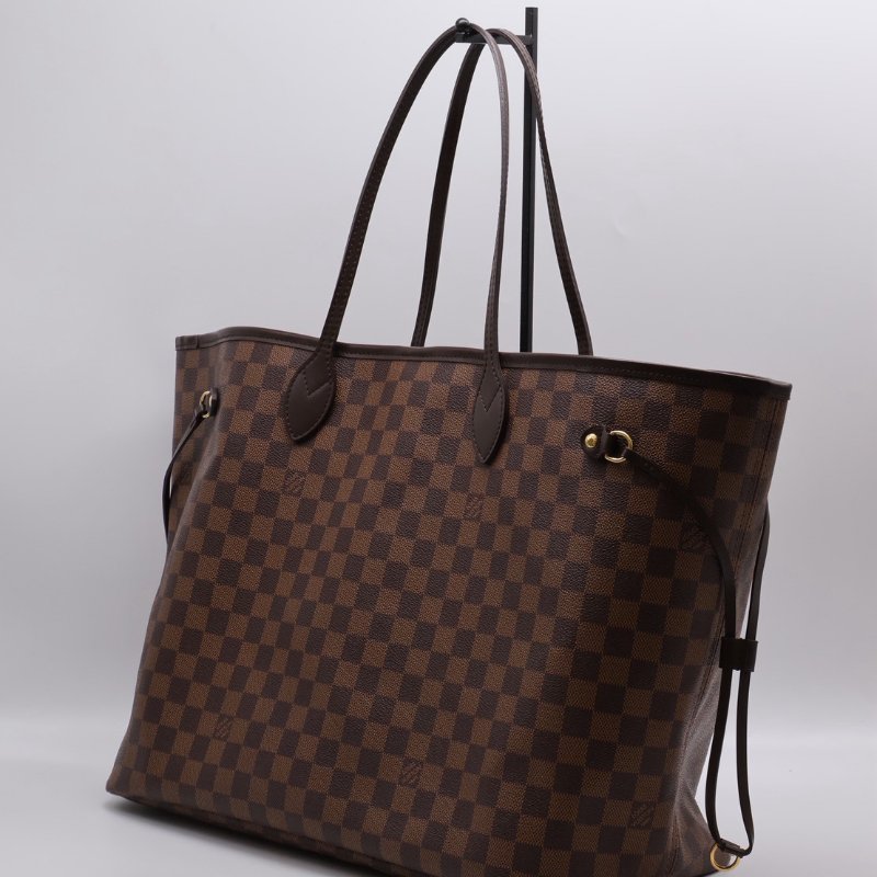LOUIS VUITTON 經典Neverfull托特包 - GM棋盤格-11