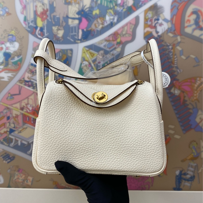 mini lindy nata奶油白 金扣-0