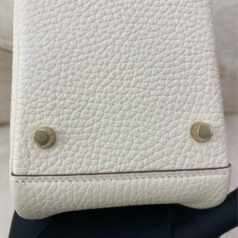 mini lindy nata奶油白 金扣-4