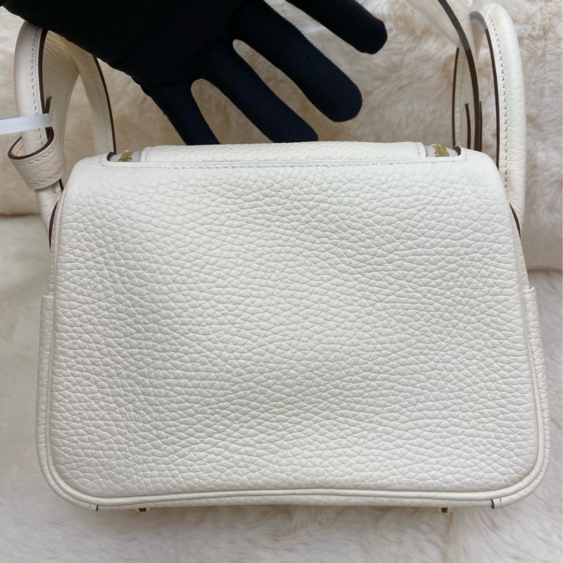 mini lindy nata奶油白 金扣-5