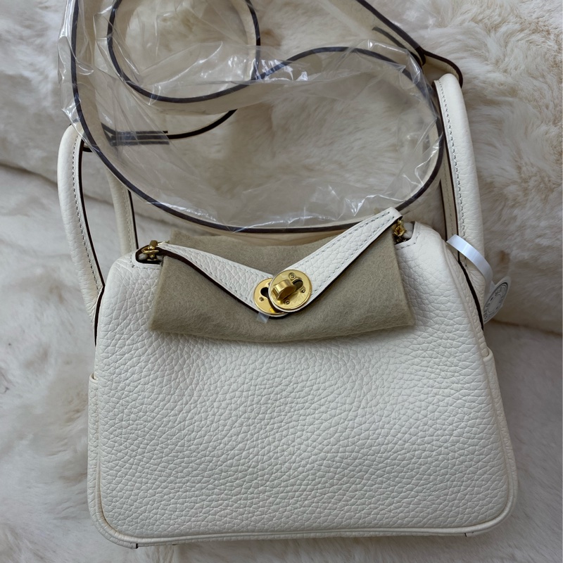mini lindy nata奶油白 金扣-7