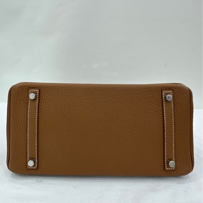 HERMES 愛馬仕 Birkin 30 37金棕銀扣 Togo皮 框Q-5