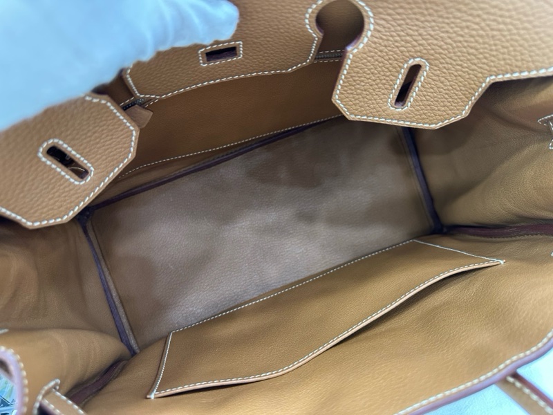 HERMES 愛馬仕 Birkin 30 37金棕銀扣 Togo皮 框Q-8