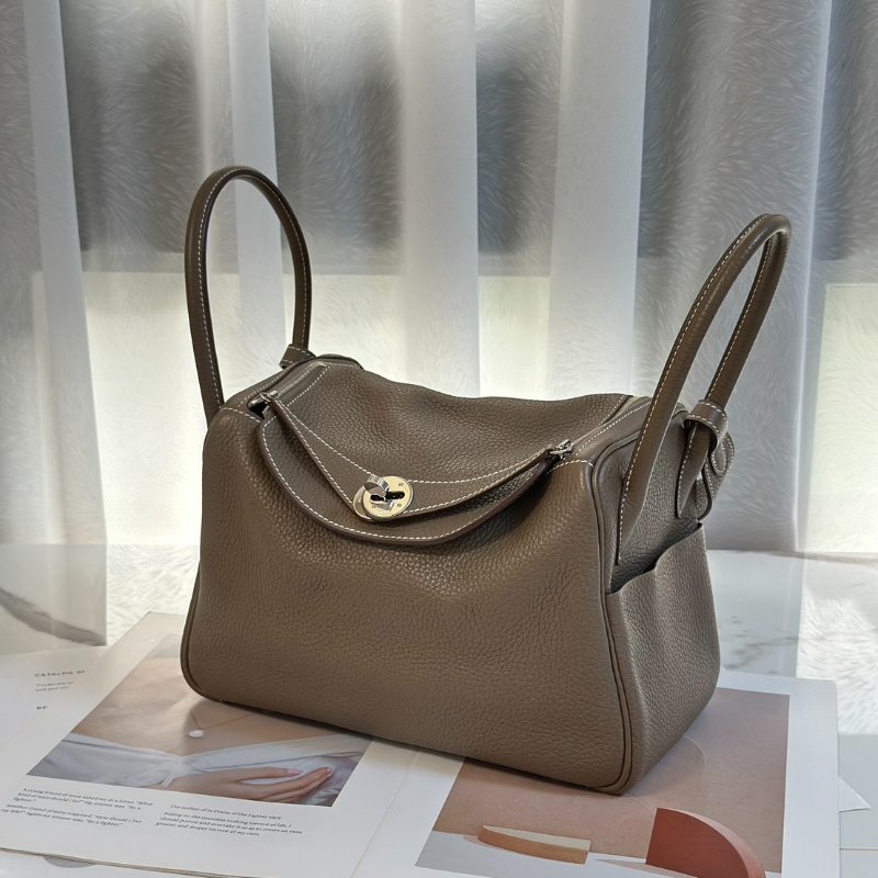 HERMES Lindy 26 - 大象灰銀 C-3