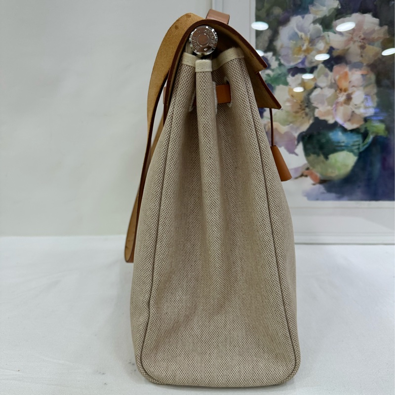 Hermes 愛馬仕 herbag39框B刻有鎖有鑰匙 替換袋在-3