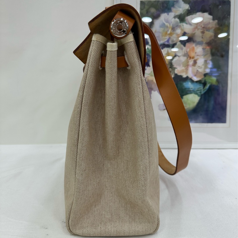 Hermes 愛馬仕 herbag39框B刻有鎖有鑰匙 替換袋在-4