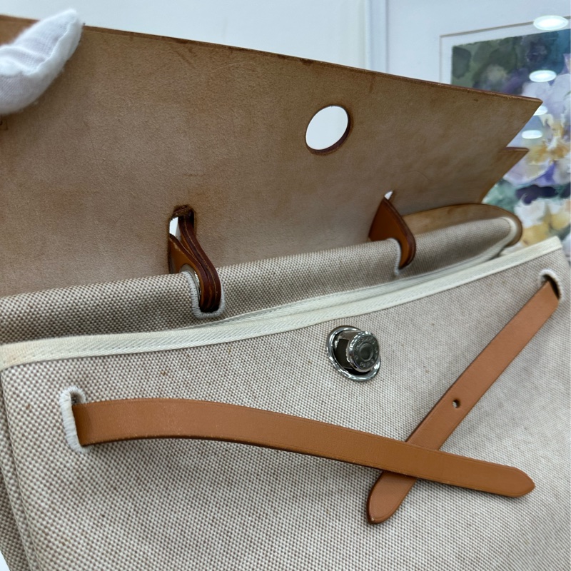 Hermes 愛馬仕 herbag39框B刻有鎖有鑰匙 替換袋在-5