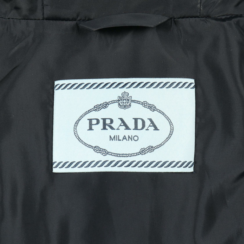 PRADA 羽絨服，聚酯材質材質，海軍藍，二手女款-2