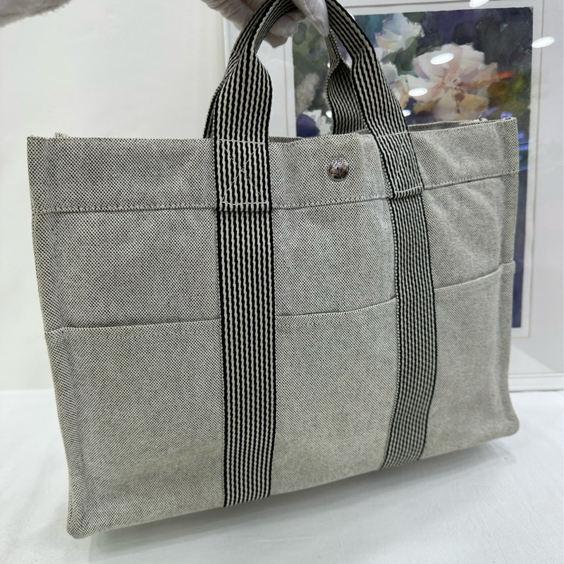 Hermes帆布包電腦包愛馬仕-4