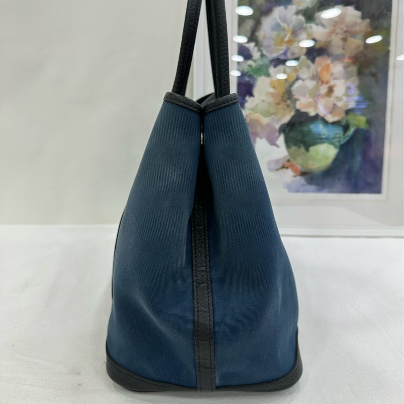 Hermes爱马仕帆布Garden party36花园手提包 T刻-2