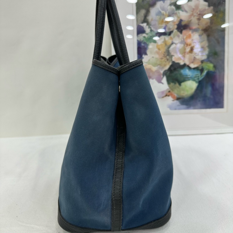 Hermes爱马仕帆布Garden party36花园手提包 T刻-3