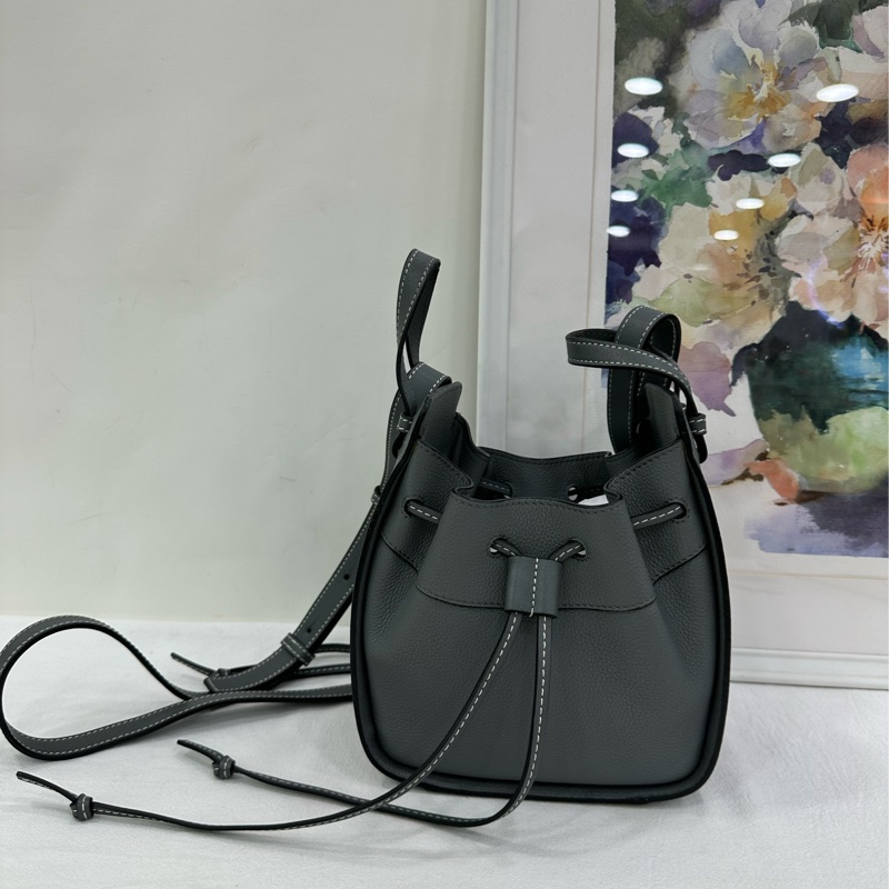 Loewe Hammock羅意威吊床包Mini灰藍色-1