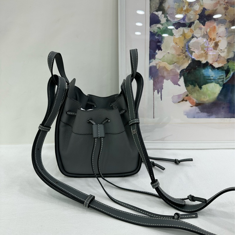 Loewe Hammock羅意威吊床包Mini灰藍色-2