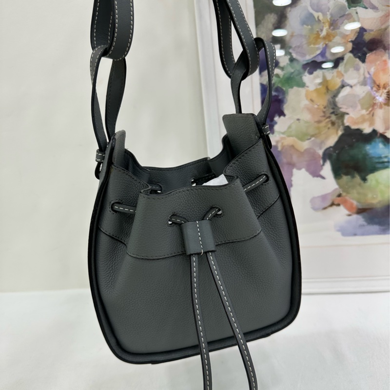 Loewe Hammock羅意威吊床包Mini灰藍色-5