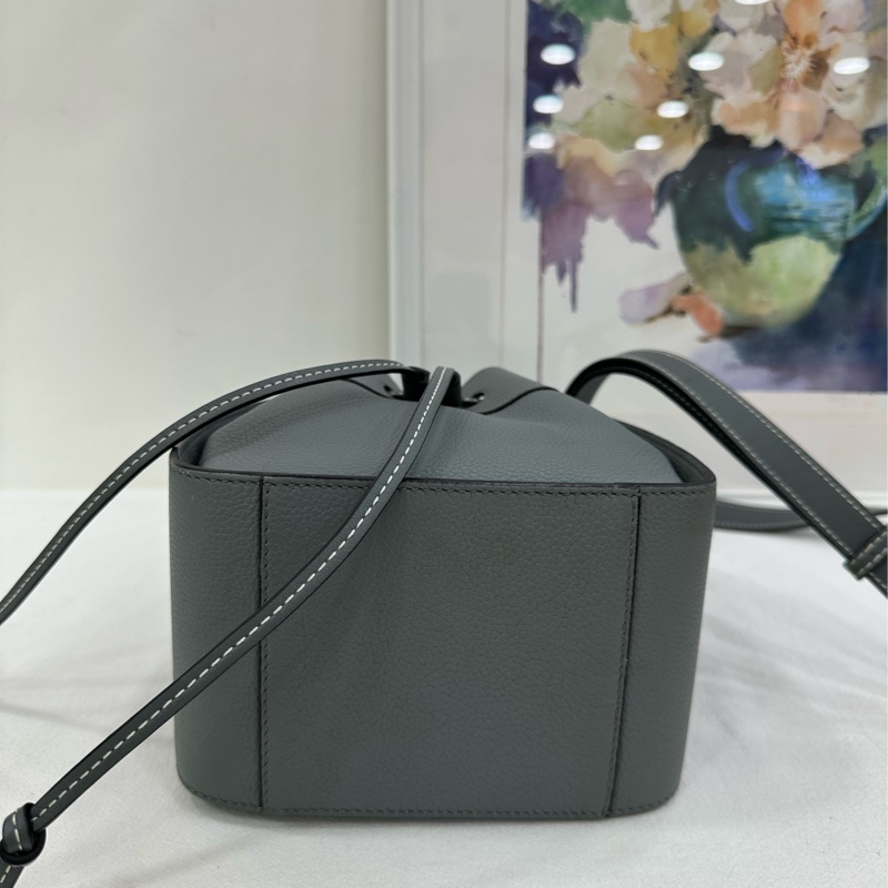 Loewe Hammock羅意威吊床包Mini灰藍色-6