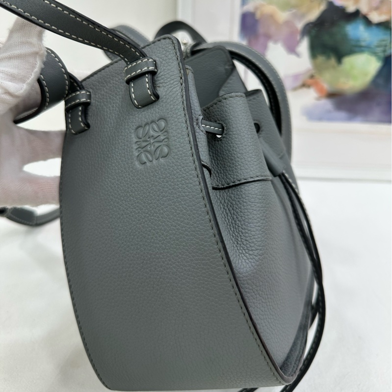 Loewe Hammock羅意威吊床包Mini灰藍色-7