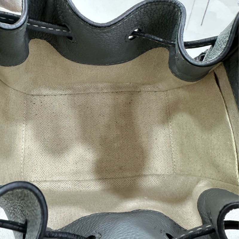 Loewe Hammock羅意威吊床包Mini灰藍色-8