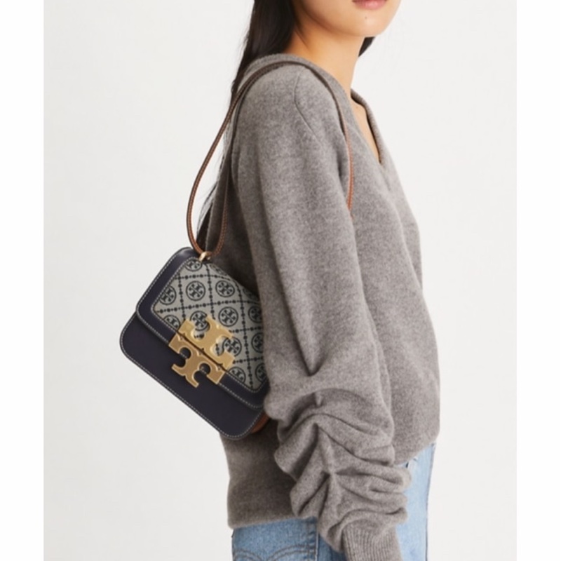 Tory Burch 女士 ELEANOR 小號單肩包均碼碼小號、19cm*7cm*13.5cm-4