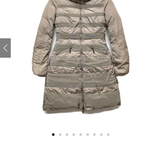 Moncler CHARMILLE 兔毛領羽絨外套