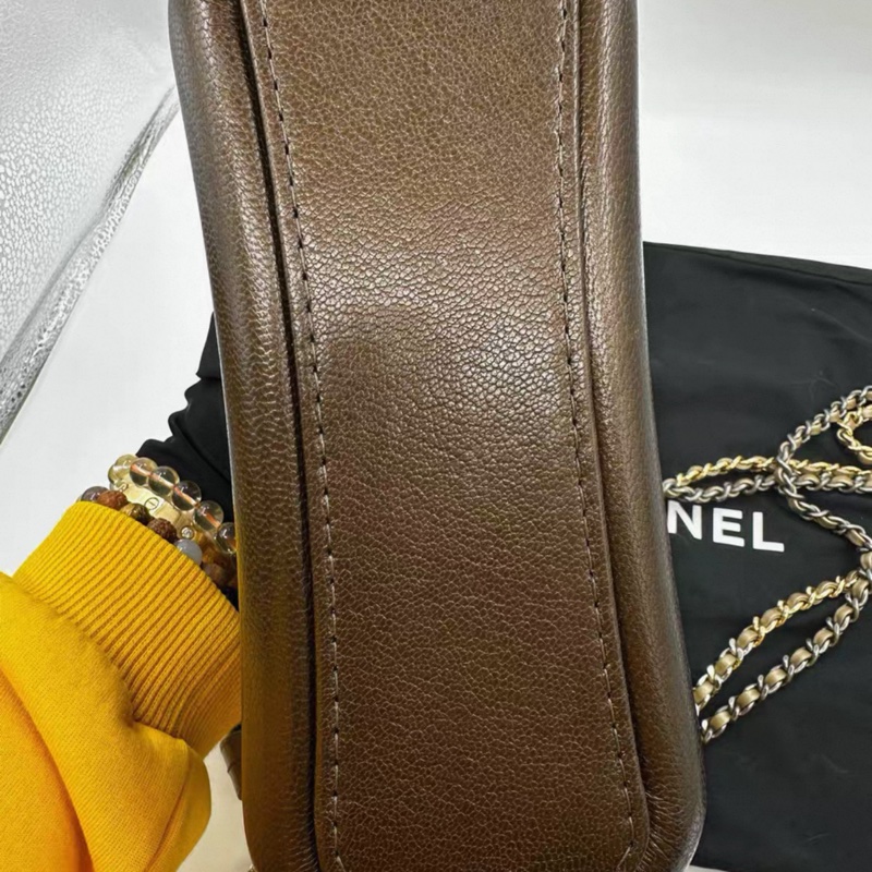 Chanel古銅金漸變小號流浪包-2