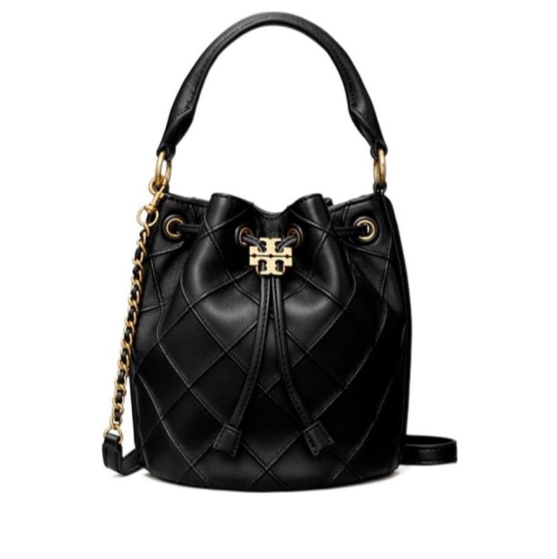 Tory Burch 女士 小號 FLEMING 軟水桶包均碼碼小號、15.5cm*9.5cm*17.5cm-0