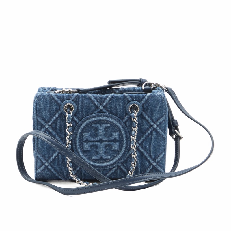 Tory Burch 女士 FLEMING 迷你牛仔單肩包均碼碼18.5cm*7cm*12.5cm-4