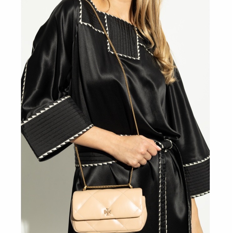 Tory Burch 女士 KIRA鑽石拼接MINI袋均碼碼18cm*4.5cm*10cm-4