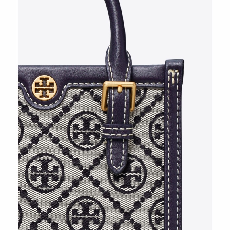 Tory Burch 女士 迷你 T 字母組合托特包均碼碼常規、16cm*6.5cm*18.5cm-2