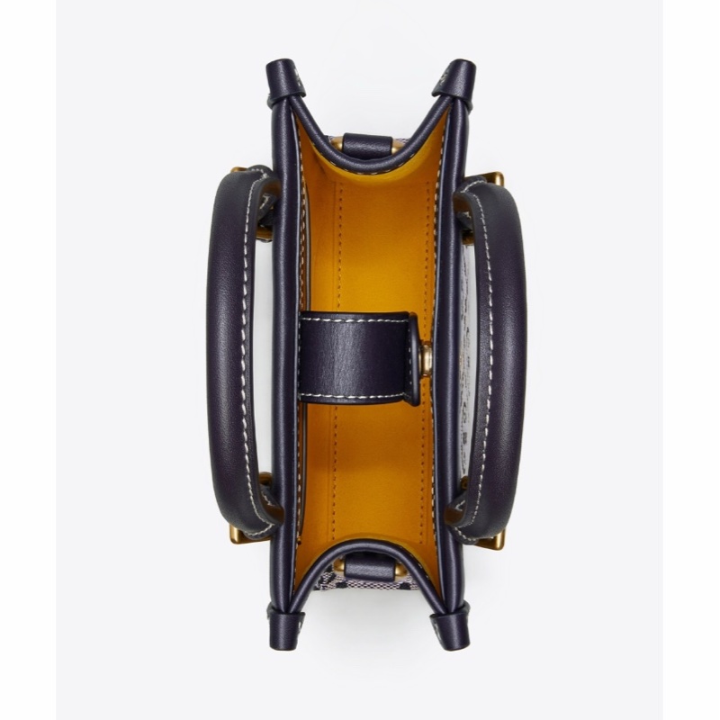 Tory Burch 女士 迷你 T 字母組合托特包均碼碼常規、16cm*6.5cm*18.5cm-3